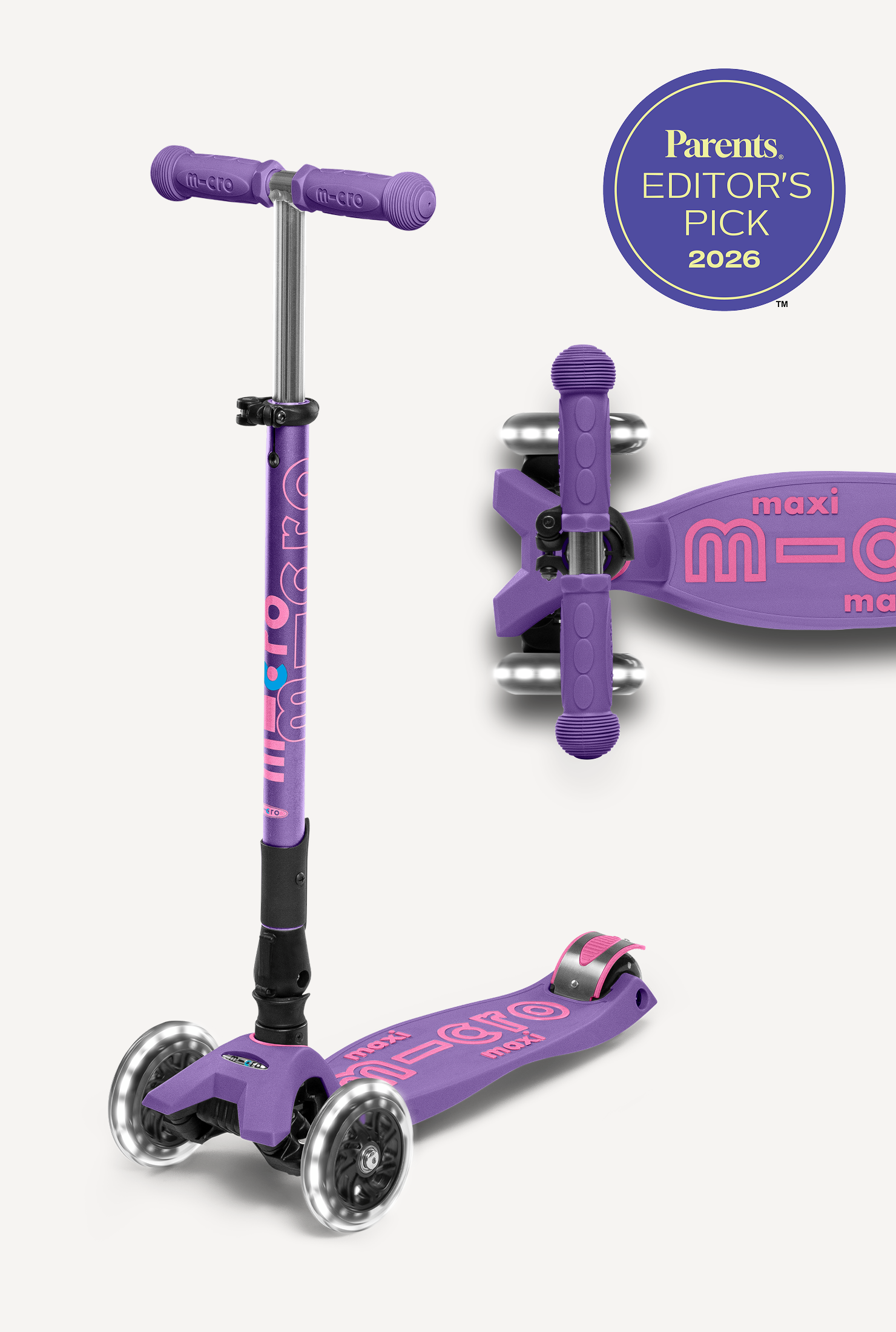 Micro Maxi Foldable LED Scooter - Image 15