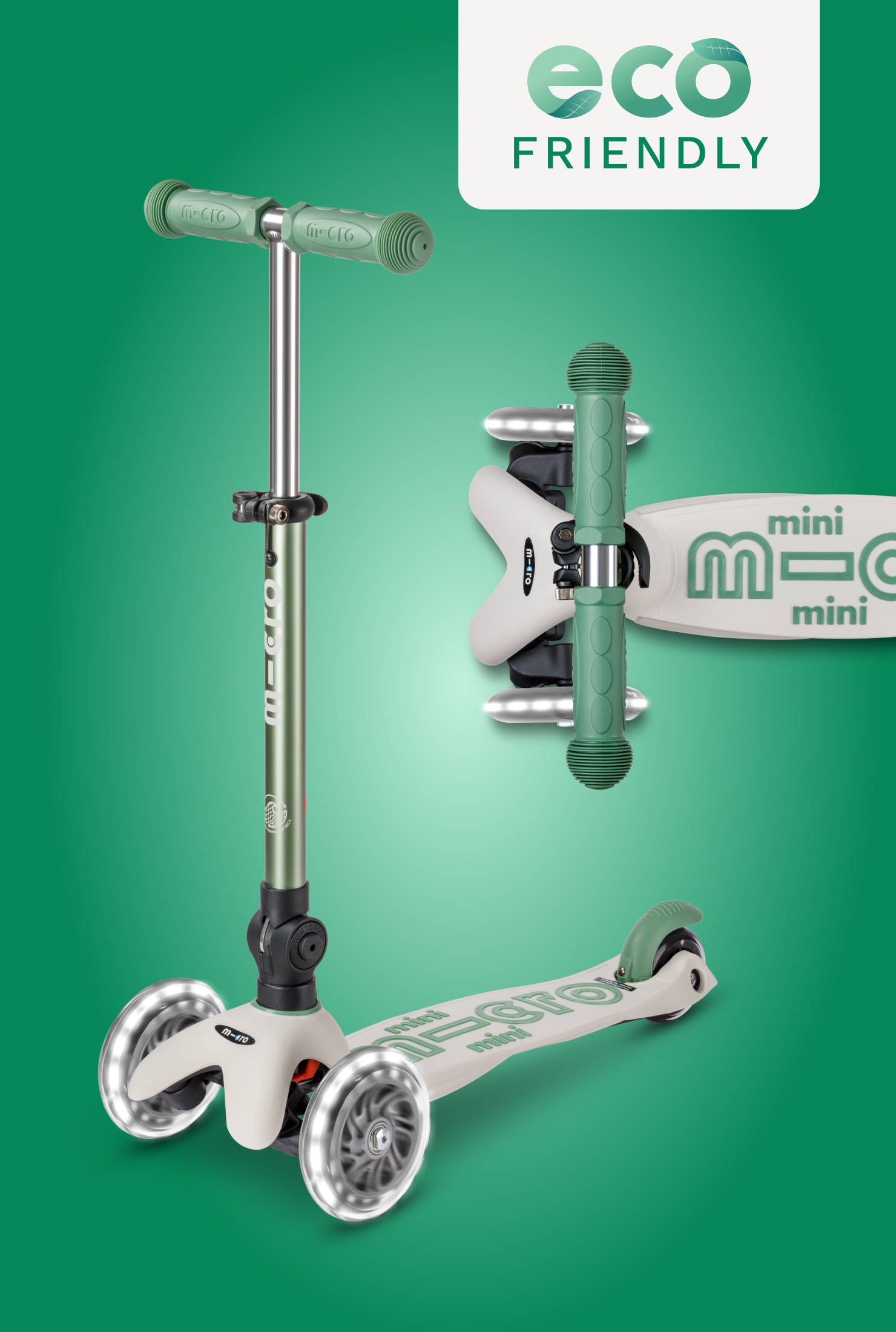Micro Mini Foldable ECO LED Scooter