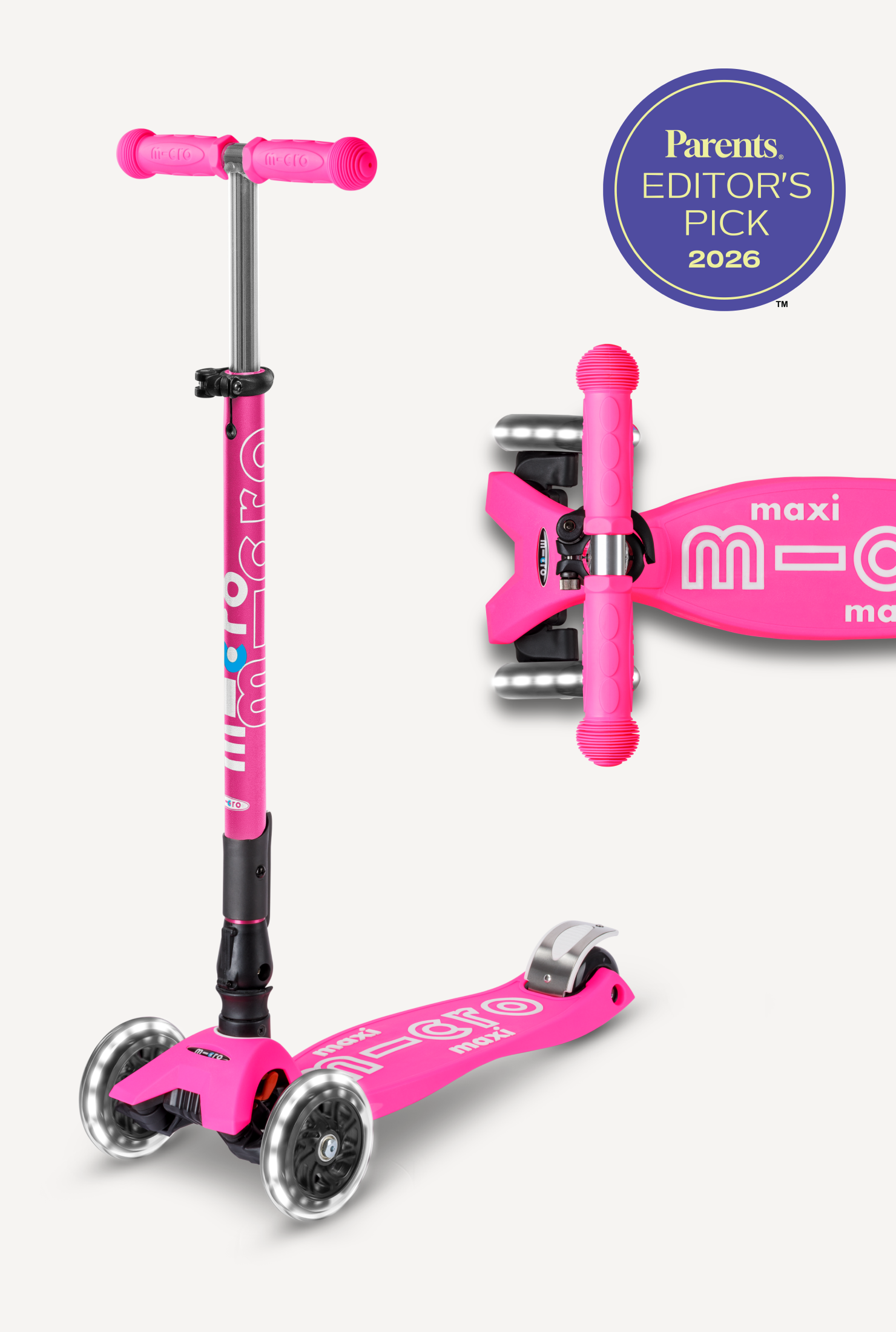 Micro Maxi Foldable LED Scooter - Image 9