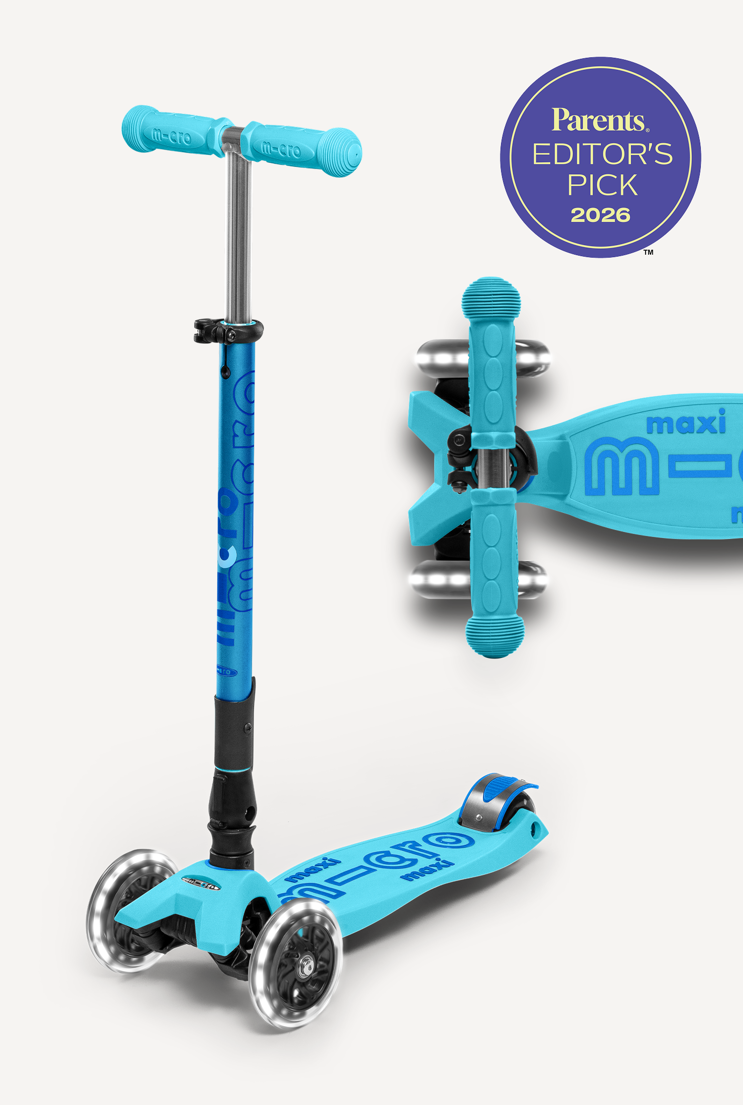 Micro Maxi Foldable LED Scooter - Image 11
