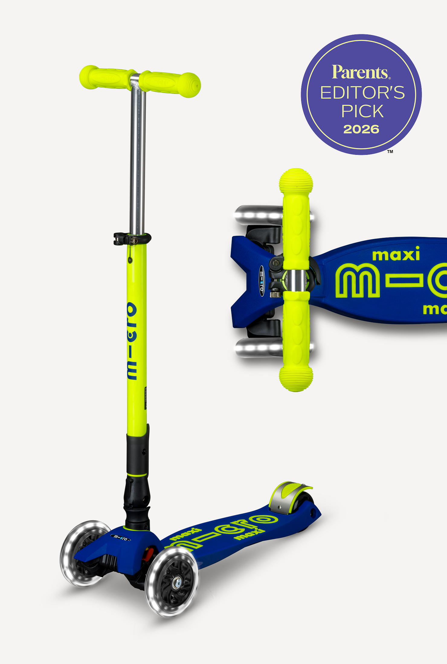 Micro Maxi Foldable LED Scooter - Image 3